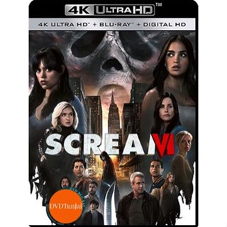 หนังแผ่น 4K 4K - Scream VI (2023) หวีดสุดขีด 6 - แผ่นหนัง 4K UHD (เสียง Eng /ไทย | ซับ Eng/ไทย) หนังใหม่ 4K UHD