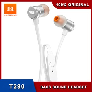 Jbl T290 หูฟังสเตอริโอ 3.5 มม. TUNE 290 เสียงเบสบริสุทธิ์ 1 ปุ่ม พร้อมไมโครโฟน