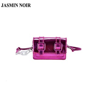 Jasmin NOIR กระเป๋าสะพายไหล่ หนังเทียม ขนาดเล็ก แฟชั่นสําหรับสตรี