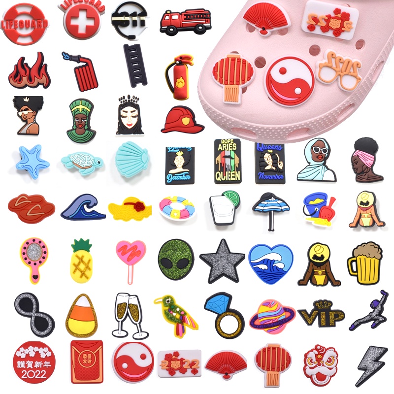 Croc Jibz Pins กระดุม หลากสีสัน สําหรับรองเท้า DIY