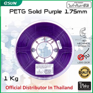 eSUN PETG Solid Purple 1.75 mm Filament 1KG