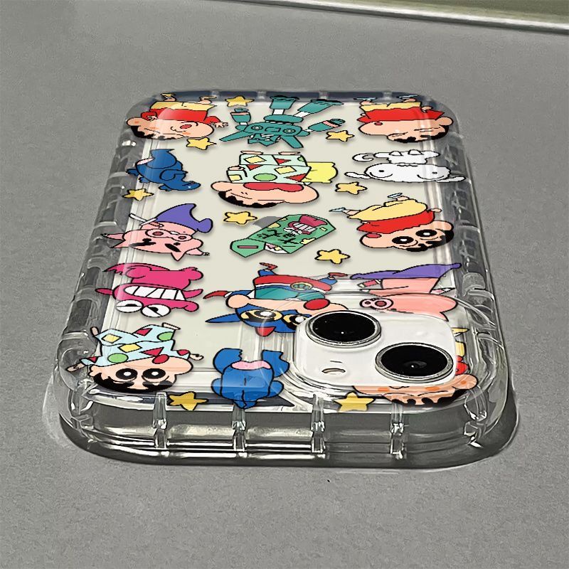 ✅Xsmax เคสโทรศัพท์มือถือแบบนิ่ม ลายการ์ตูนชินจัง สําหรับ Iphone 14plus 67 13Pro11 128x xr HRXC