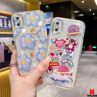 เคส iPhone X XS 12 13 14 กรณีโทรศัพท์มือถือ น่ารัก TPU ถุงลมนิรภัย TYQDK