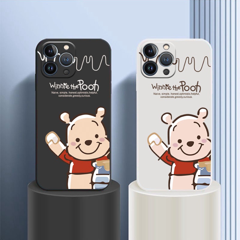เคสโทรศัพท์มือถือ แบบนิ่ม ลายการ์ตูนหมีพูห์ สําหรับ OPPO F11 Pro F17 Pro F7 F9 F5 A9 2019 A9X