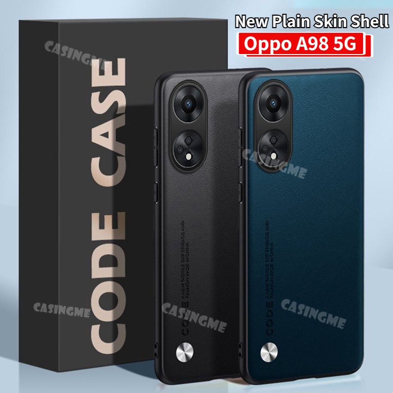 เคสโทรศัพท์หนัง PU ซิลิโคน ผิวด้าน กันกระแทก หรูหรา สําหรับ OPPO A98 5G 2023 A98 A 98 A98 98A A78 5G