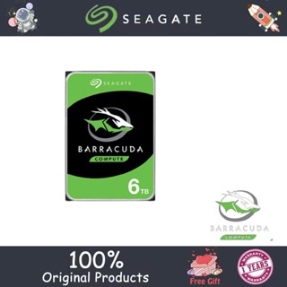 Seagate ฮาร์ดไดรฟ์คอมพิวเตอร์ 6TB 7200RPM ST3000DM008 SATA