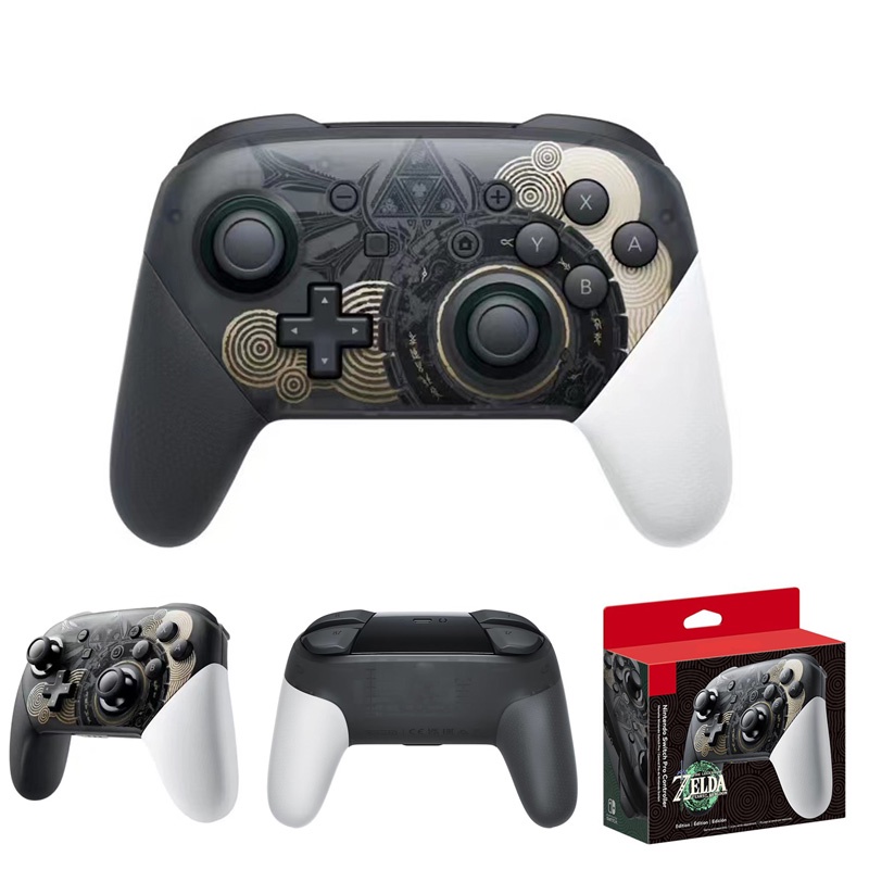 Nintendo Switch Pro จอยเกมบลูทูธไร้สาย 6 แกน the Legend of Zelda Tears of the Kingdom สําหรับ Nintendo Switch & Switch Oled / Lite