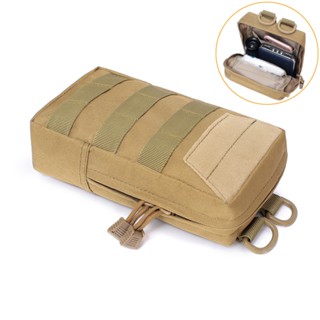 Luc EDC Gadget MOLLE กระเป๋าคาดเอวยุทธวิธี Airsoft กระเป๋าสําหรับตั้งแคมป์เดินทางปีนเขายูทิลิตี้กระเป๋าซิปเสื้อกั๊ก