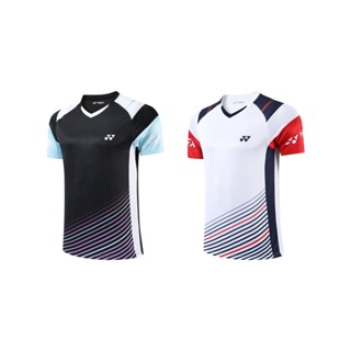 Yonex เสื้อกีฬาแบดมินตัน เสื้อแข่งขัน ฝึกแบดมินตัน ตัวสั้น สําหรับผู้ชาย และผู้หญิง 2085