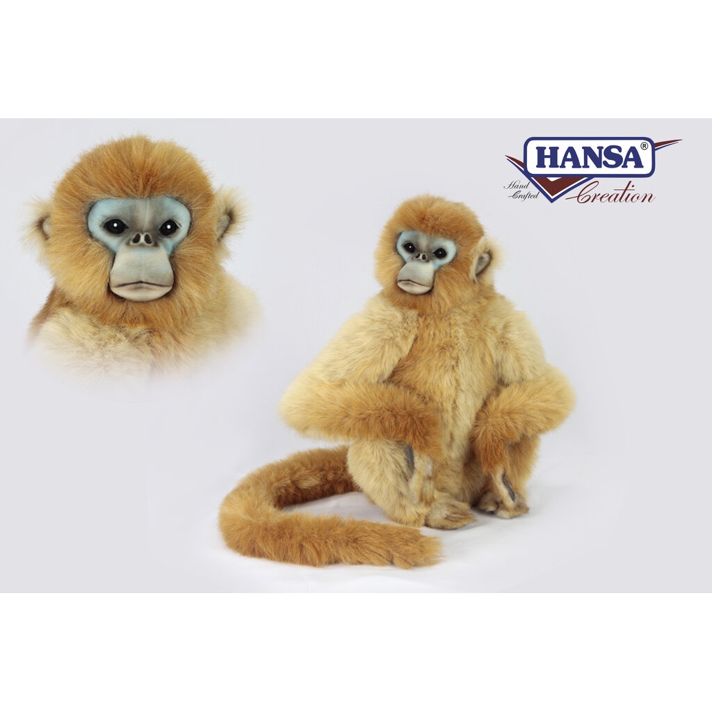 6766 ตุ๊กตาแม่ลิงจมูกเชิด Monkey Mama Snubbed Nose Hansa Creation