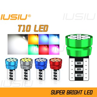 Iusiu หลอดไฟเลี้ยว T10 Led สั้นพิเศษ W5W WY5W 168 194 501 ติดตั้งง่าย 9SMD 2016 ไฟเครื่องดนตรี สําหรับติดป้ายทะเบียนรถยนต์ รถจักรยานยนต์