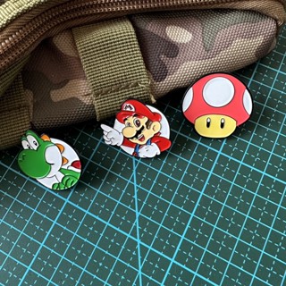 【Customized 】แพทช์เวลโคร ลายสัญลักษณ์ Mario Nintendo 3D สําหรับตกแต่งเสื้อแจ็กเก็ตยีน กระเป๋าเป้สะพายหลัง