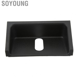 Soyoung Auto Tailgate Catch Lock Hole Cover  Boot Tailgate Catch Cover Smooth Plastic  for Car