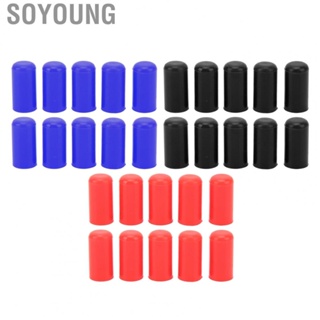 Soyoung Car Intake Vacuum Hose End  Vacuum Line Cover Leakage Free Easy Installation 10Pcs  for BOV Pipes