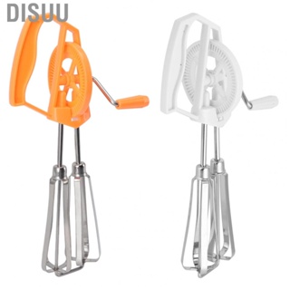 Disuu Egg Beater  Manual Hand Mixer Hand Crank Widely Used High Efficiency  for Cooking