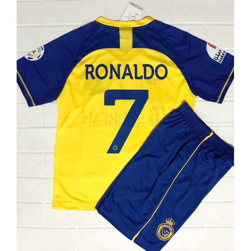 RONALDO al nassr Jersey รุ่นล่าสุดสําหรับเด็กอายุ 7-15 ปี ร้านเสื้อผ้าระดับพรีเมียมปี 2023 /