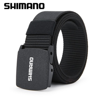 Shimano เข็มขัดผ้าใบ เหมาะกับการตกปลากลางแจ้ง สไตล์ทหาร สําหรับผู้ชาย