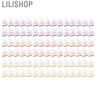 Lilishop Wire Binder Clips  Simple Style 30Pcs Paper Clamps  for School