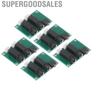 Supergoodsales 5Pcs Adapter Board 6.5 6.35 6.3 To 2.54 Microphone Converter Module Set