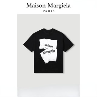 เสื้อยืดแขนสั้น พิมพ์ลายตัวอักษร Maison Margiela MM6