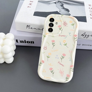 Ybd เคสโทรศัพท์มือถือ ซิลิโคนนุ่ม ลายคลื่นน่ารัก สําหรับ Samsung Galaxy A13 A14 A34 A54 A04S 4G 5G