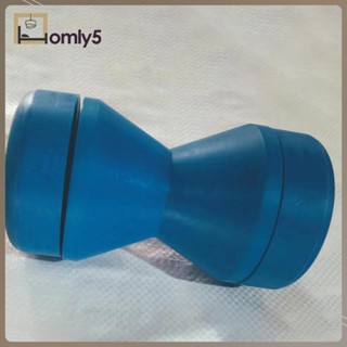 [Homyl5] ลูกกลิ้งโบว์ PU โพลียูรีเทน 3.5 นิ้ว พร้อมเพลา 1/2 นิ้ว สีฟ้า สําหรับเรือ รถพ่วง