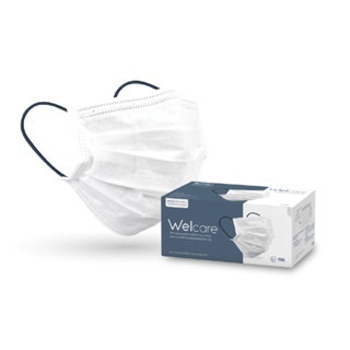 Welcare  หน้ากากอนามัยทางการแพทย์ระดับ2 สีขาว (กล่อง50ชิ้น)