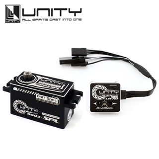 Unity RC 6003SPL เกียร์พวงมาลัย 710 1/10 กันสั่น สีดํา อุปกรณ์เสริม สําหรับยานพาหนะ