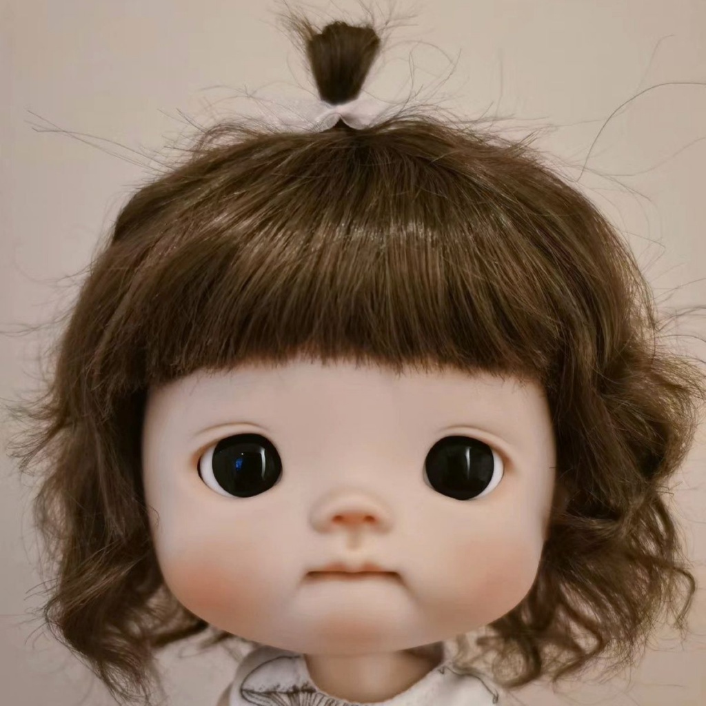 B bjd วิกผมเทียม วิก Qbaby วิกผมยืดหยุ่น หัวใหญ่ บลายธ์