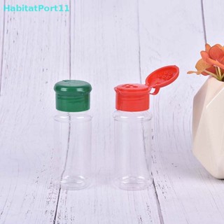 Habitatport ขวดพลาสติก สําหรับใส่เครื่องเทศ พริกไทย เครื่องปรุง บาร์บีคิว 5 ชิ้น