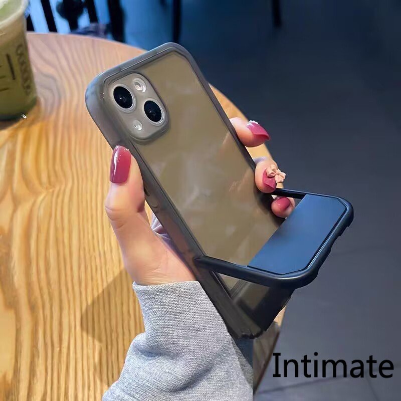เคสโทรศัพท์มือถือ แบบใส ป้องกัน ตั้งได้ สําหรับ OPPO A96 A77S A76 A57 A55 A54 A53 A53S A36 A35 A17 A17K A15 A15S A12 A12E A11S A11K A9X A9 A8 A7 AX7 A5S A5 A3S F11 F9 Pro
