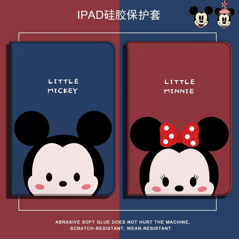 เคส ลายมิกกี้เมาส์ สําหรับ iPad gen 7 8 9 10.2 gen5 6 mini6 gen10 Air1 2 3 4 air5 mini 1 2 3 4 5 pro10.5 pro11 2022 air7  gen11