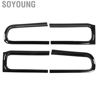 Soyoung Taillight Cover Trim  Rear Lamp Frame Bezel Wear Resistant  for Car Adaptations