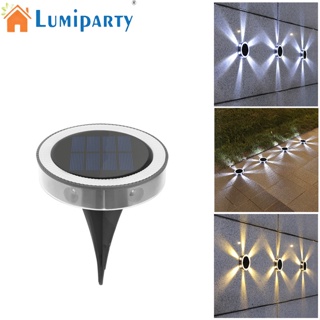 Lumiparty โคมไฟ Led พลังงานแสงอาทิตย์ กันน้ํา สําหรับตกแต่งสวนกลางแจ้ง 4 ชิ้น