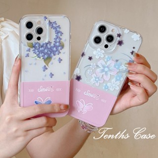 เคสโทรศัพท์มือถือ ลายดอกไม้สีม่วง สําหรับ Samsung M14 A14 A34 A54 A04 A04s A23 A33 A53 A13 A73 A03 A03s A12 A22 A32 A51 A52 A71 A50 A50s A30s A11A02s S22Ultra S21 S20FE