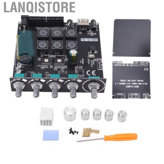 Lanqistore Amplifier Module  DC12‑24V Circuit Protection 2.1 Channel Amplifier Board  for DIY Audio Speaker