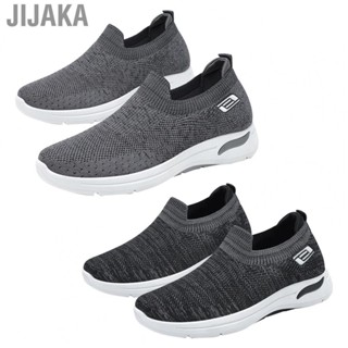 Jijaka Men Mesh Shoes  Comfortable Ergonomic Sole Casual Mesh Sneakers Cushioning Breathable Fashionable  for Running