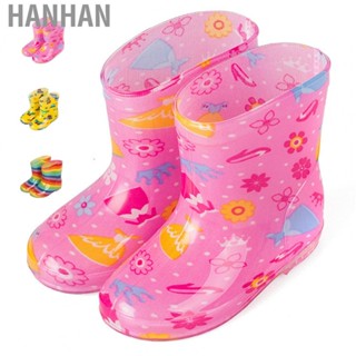 Hanhan Kids Rain Boots  Skip Toddler Rain Shoes Children  Boots for Boys and Girls