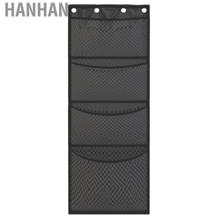Hanhan Door Hanging Toy Organizer  Oxford Cloth Hanging Toy Storage Pockets Black  for Doll for Home