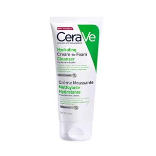 Tik Tok สไตล์เดียวกัน#Cerave CeraVe Amino Acid โฟมทําความสะอาดผิวหน้า ให้ความชุ่มชื้น 100 มล. 6.10 ลิตร