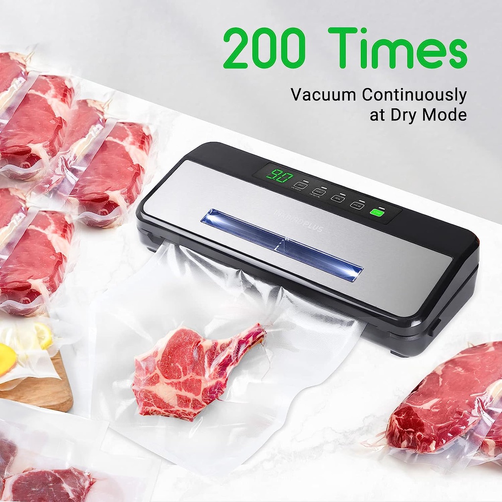 Inkbird INK-VS03 Vacuum Sealer เครื่องซีลสูญญากาศ ฟรีถุง ใช้ได้ทั้ง ...