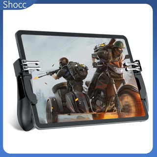 Shocc H11 จอยเกม 6 นิ้ว แบบพกพา สําหรับ Pubg Gamepad Tablet Trigger Handle