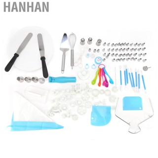 Hanhan Cake Baking Tool Cake Turntable Pastry Bag Easy Operation Cake Decorating Kit WA