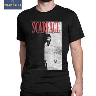ขายดี เสื้อยืดคอกลม แขนสั้น ผ้าฝ้าย พิมพ์ลายโปสเตอร์ภาพยนตร์ Scarface Two Toned สไตล์ฮิปสเตอร์ สําหรับผู้ชาย 2023