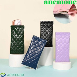 Anemone กระเป๋าหนัง อเนกประสงค์ พร้อมคลิปซีล เหมาะกับผู้ชาย และผู้หญิง สําหรับเก็บแว่นตาอ่านหนังสือ