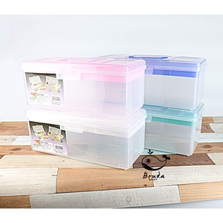 กล่องใส่ของ 2 ชั้น กล่องเครื่องมือกล่องหูหิ้ว ขนาด 35x15x14 CM. แบรนด์ LIFE-PRO รุ่น TB-311