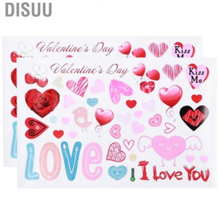 Disuu Window  Easy To  Heart Pattern Decal Party Ornaments For Living Room