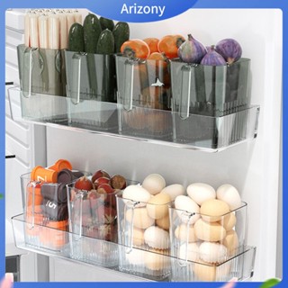 Arizony|  กล่องใส ขนาดใหญ่ จุของได้เยอะ พร้อมที่จับ ใช้ซ้ําได้ สําหรับเก็บอาหาร ผัก ผลไม้ เครื่องเทศในตู้เย็น