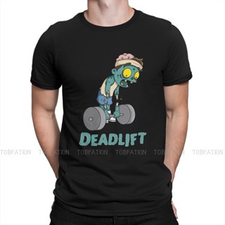 เสื้อยืด พิมพ์ลายกราฟฟิค Zombie Deadlift สําหรับผู้ชาย ใส่ออกกําลังกาย เพาะกาย เล่นกราฟฟิค