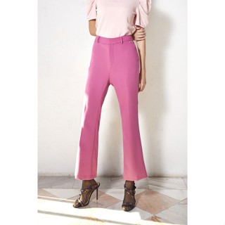 ESPADA กางเกงทรงบู้ทคัท ผู้หญิง สีชมพู | Bootcut Trousers | 4698